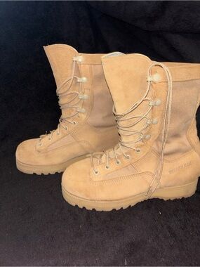 Belleville GORE-TEX Hot Weather Combat Boots Tan Suede Tactical Boots